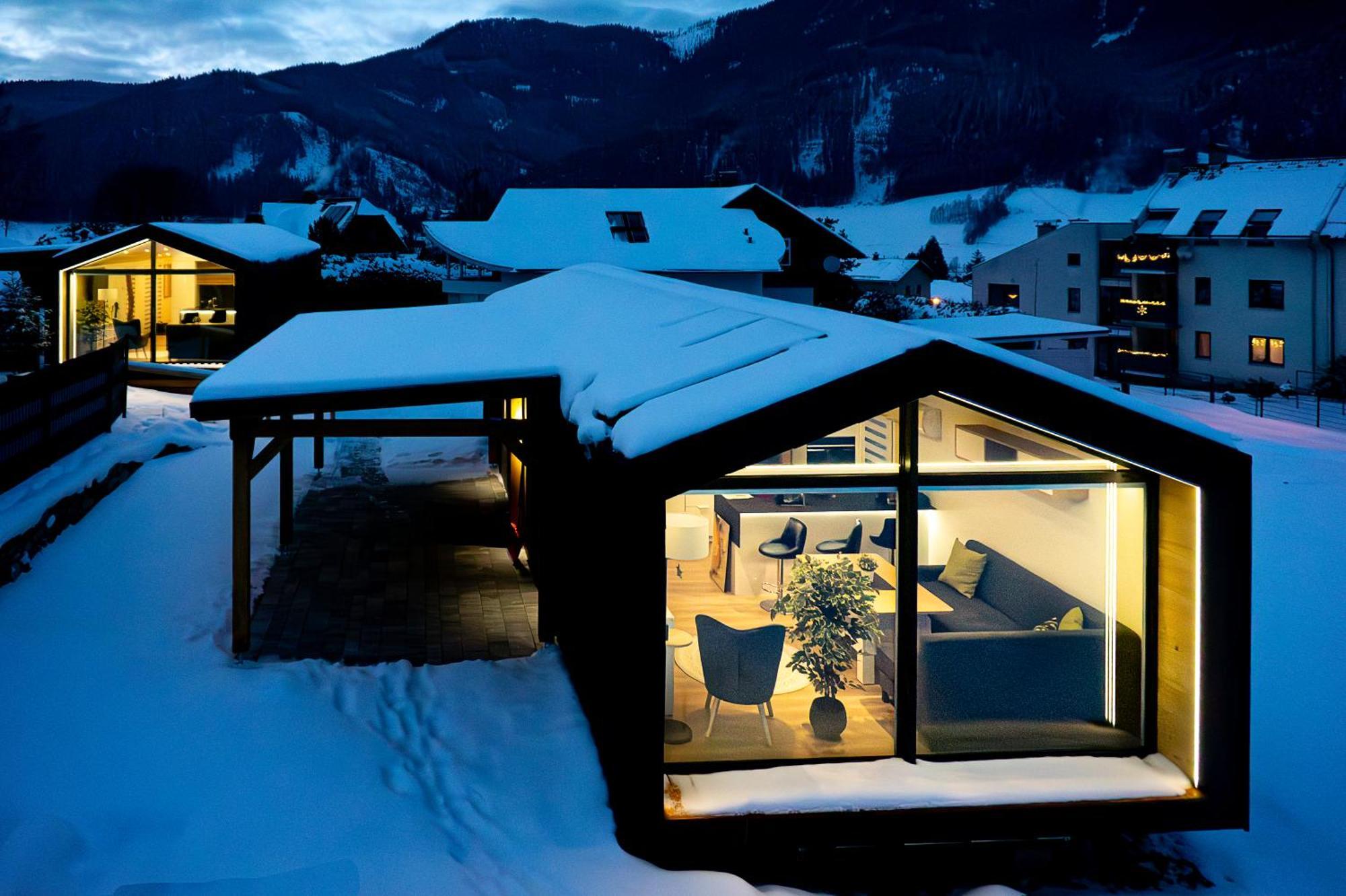 Chalet Stuhleckblick-Ferienhaus Direkt An Der Piste Und Mit Eigener Sauna Spital am Semmering Exterior photo