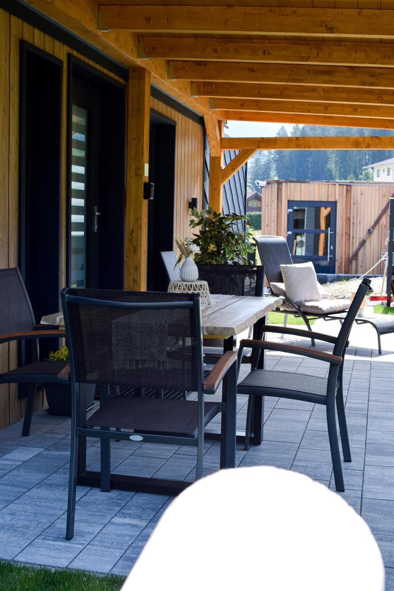 Chalet Stuhleckblick-Ferienhaus Direkt An Der Piste Und Mit Eigener Sauna Spital am Semmering Exterior photo
